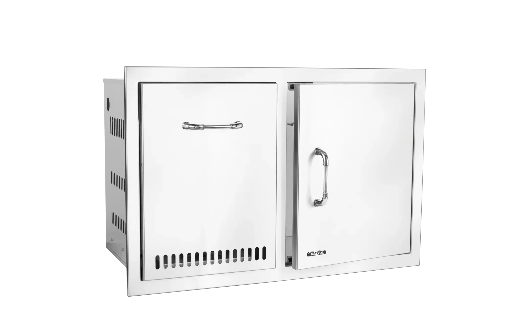 Bull Stainless-Steel Door/Propane Drawer Combo with Reveal