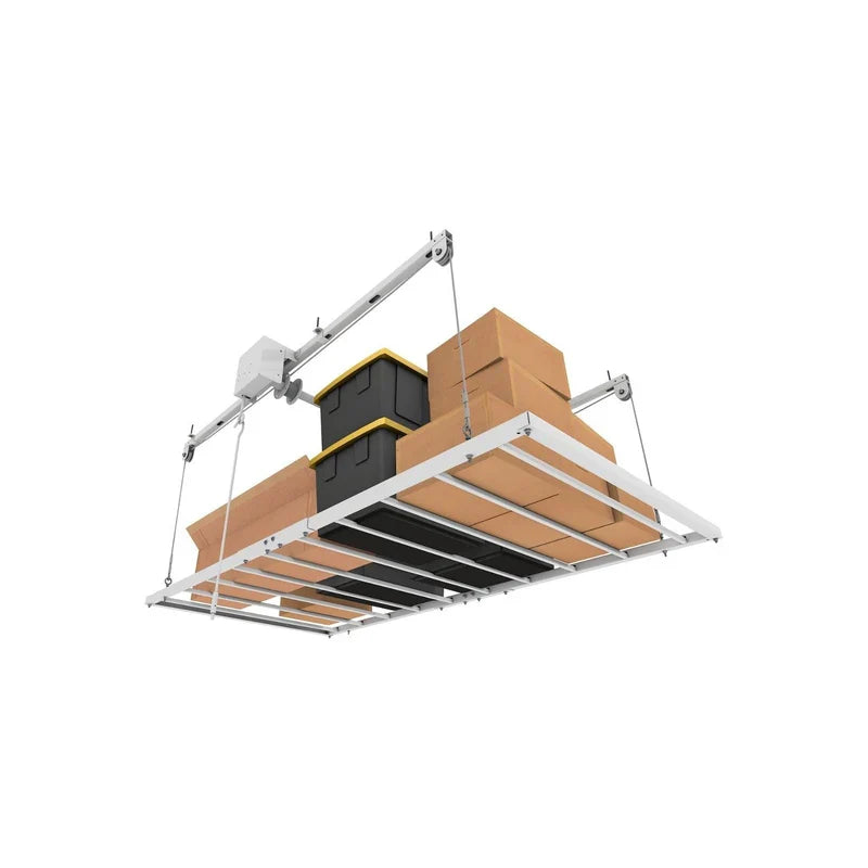 E-Z Storage 4′ x 8′ Retractable Ceiling Storage Garage Lift - EZLIFT17