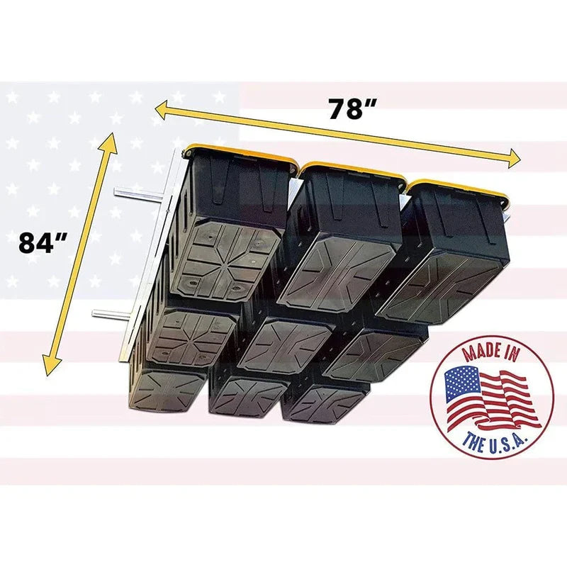 E-Z Storage Tote Slide Pro — Overhead Garage Storage System - TOTE-3