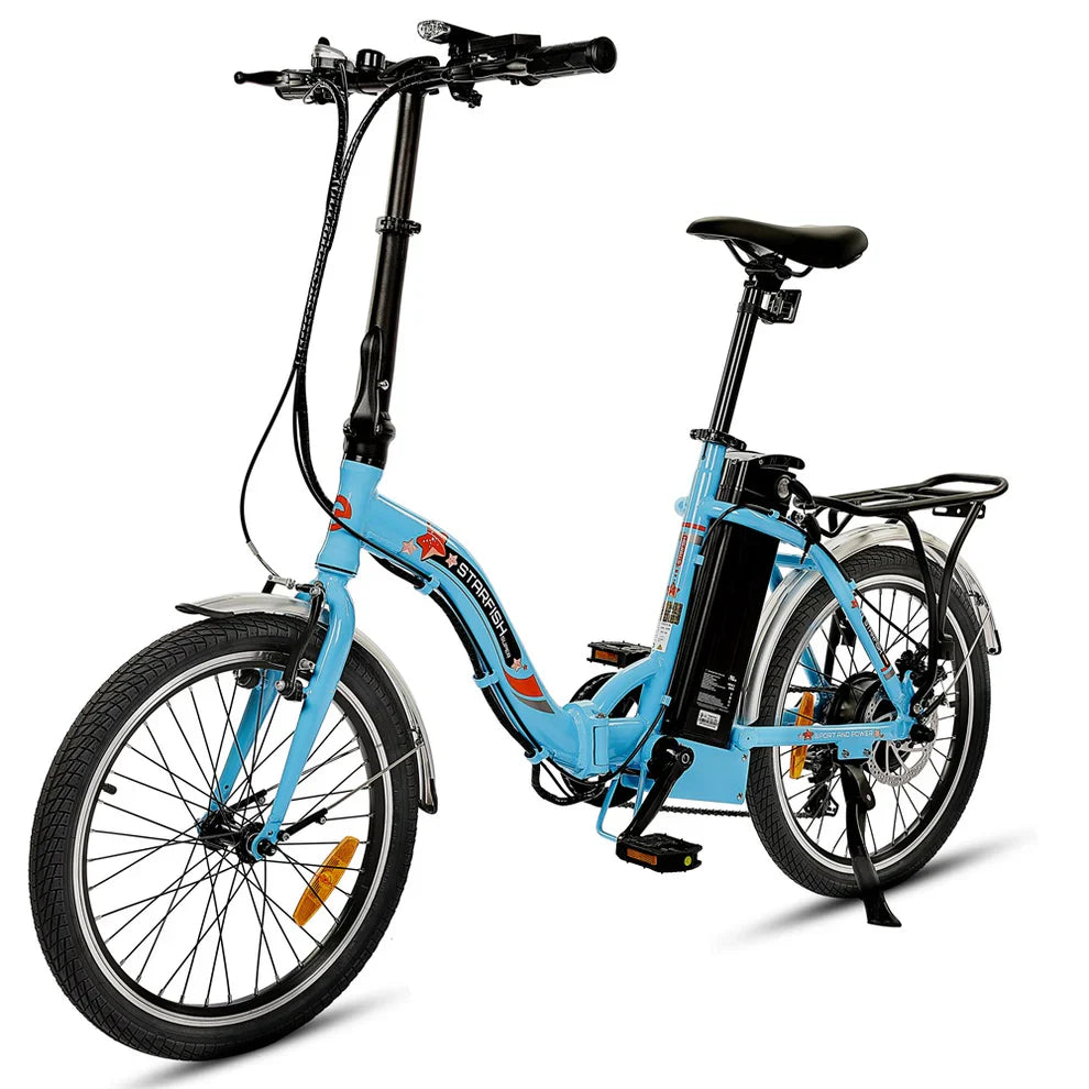 Ecotric Starfish 20inch portable and folding electric bike