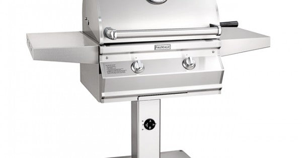 Fire Magic 24-Inch Choice Multi-User Accessible CMA430s Post-Mount 2-Burner Stainless Grill
