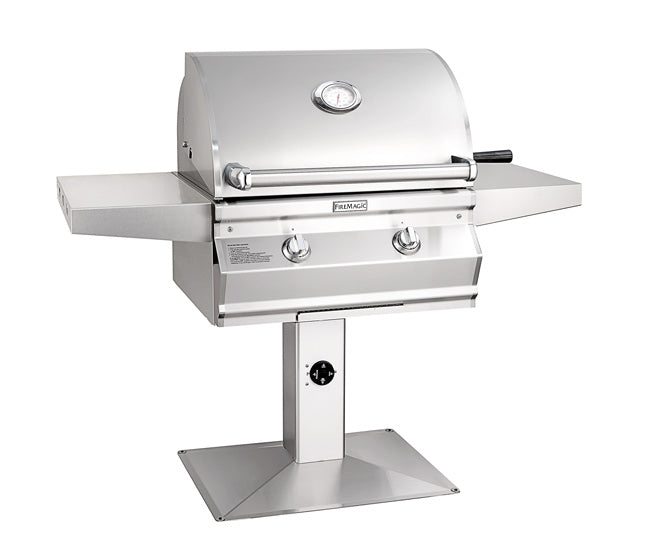 Fire Magic 24-Inch Choice Multi-User Accessible CMA430s Post-Mount Grill