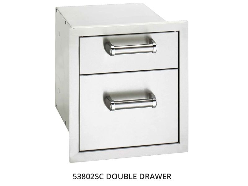 Fire Magic 6.5-Foot Reclaimed Wood Prefab Outdoor Kitchen Island Bundle