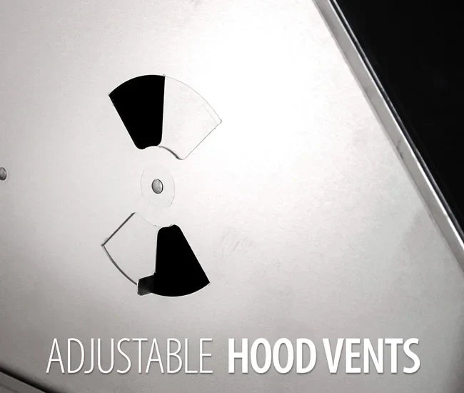 Fire Magic 24-Inch Stainless Steel Charcoal Slide-In Grill Smoker Hood