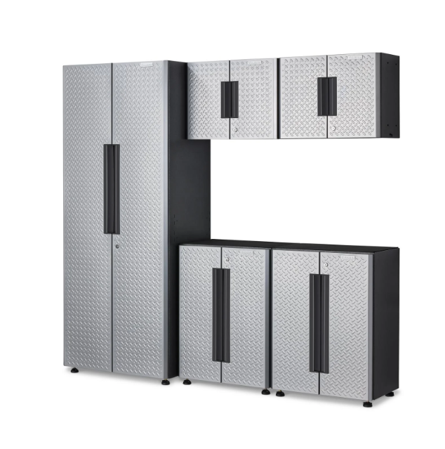 Gladiator 5-piece Silver Flex Cabinet System IV - GANF05WFMTS