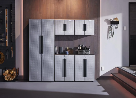 Gladiator 5-piece Silver Flex Cabinet System IV