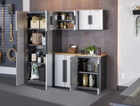 Gladiator 5-piece Silver Flex Cabinet System IV