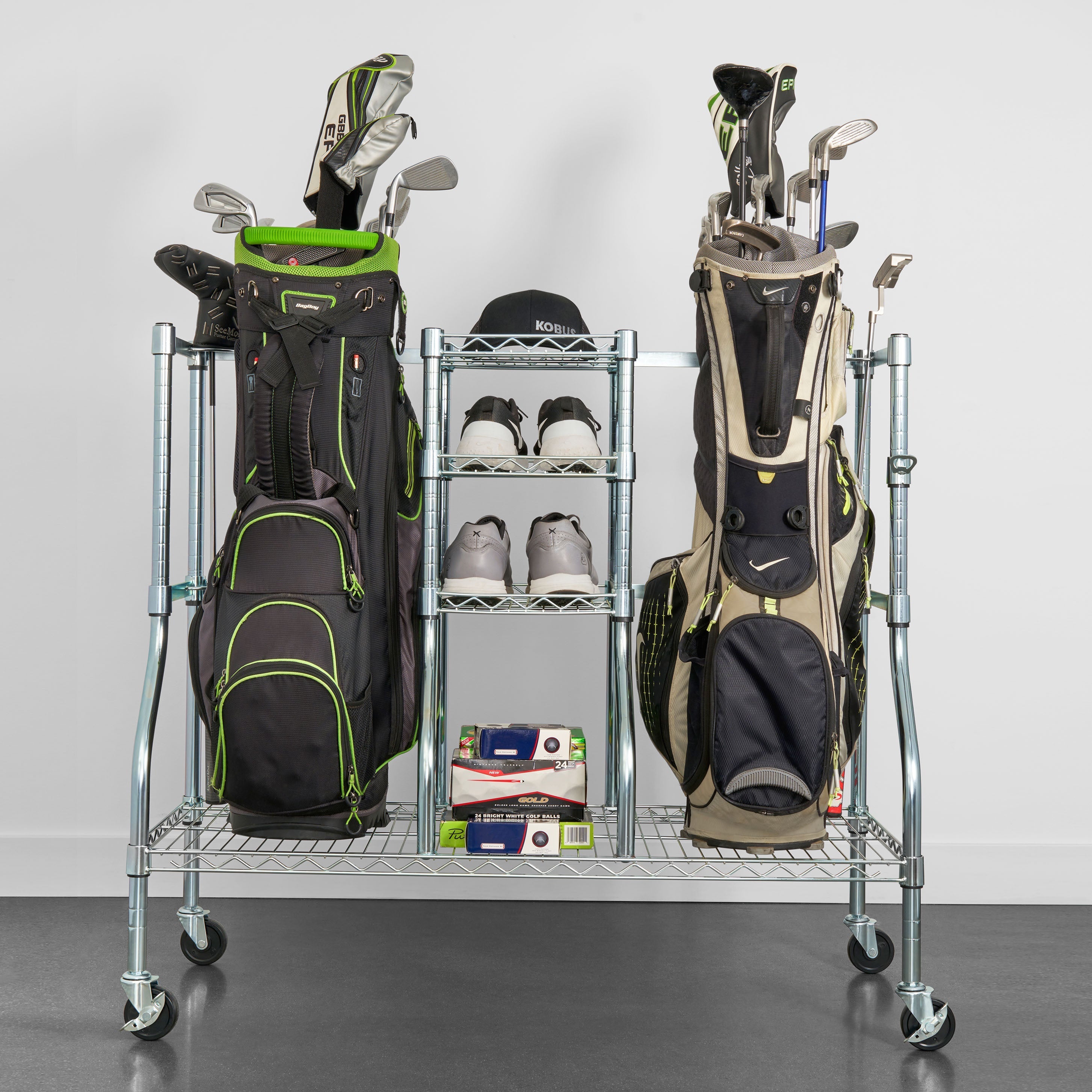 Golf Bag Organizer - Rack