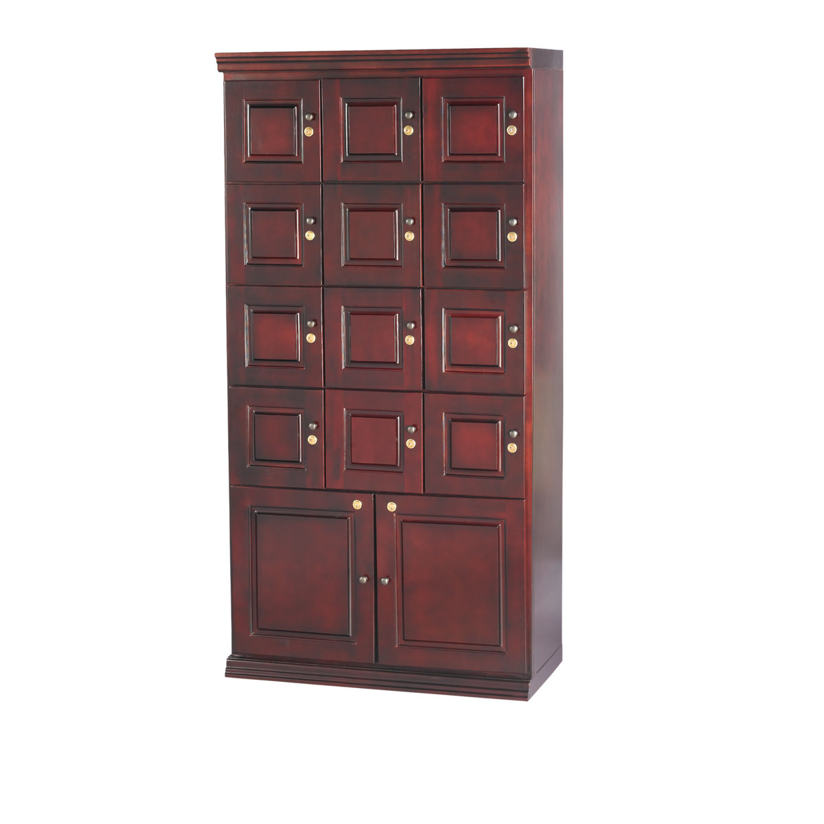 Humidor Supreme Cigar Locker Cabinet 5000-Cigar Capacity 12 Sections