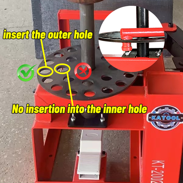 Katool KT-2002 Manual Tire Changer Machine Heavy-Duty Iron