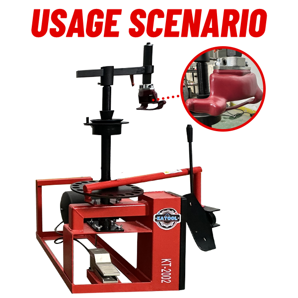 Katool KT-2002 Manual Tire Changer Machine Heavy-Duty Iron