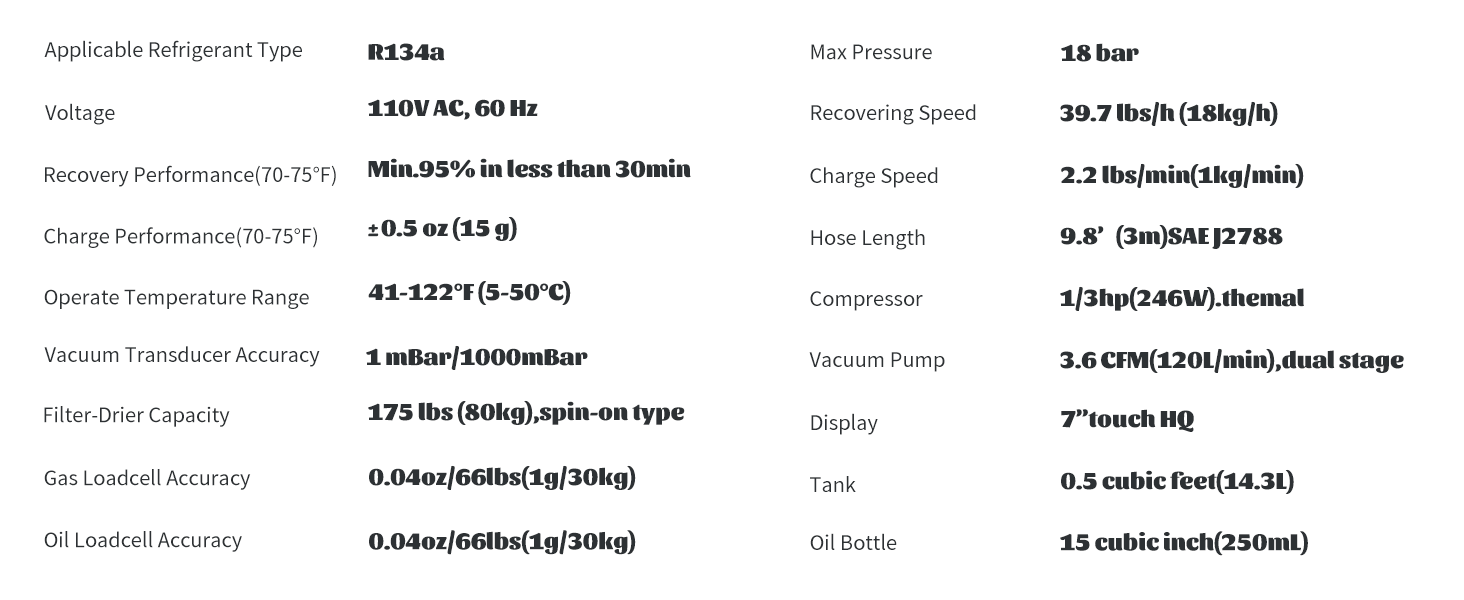 Katool KT-AC1800 Dual Fully Automatic R-134A Recovery, Recycle & Recharge Machine