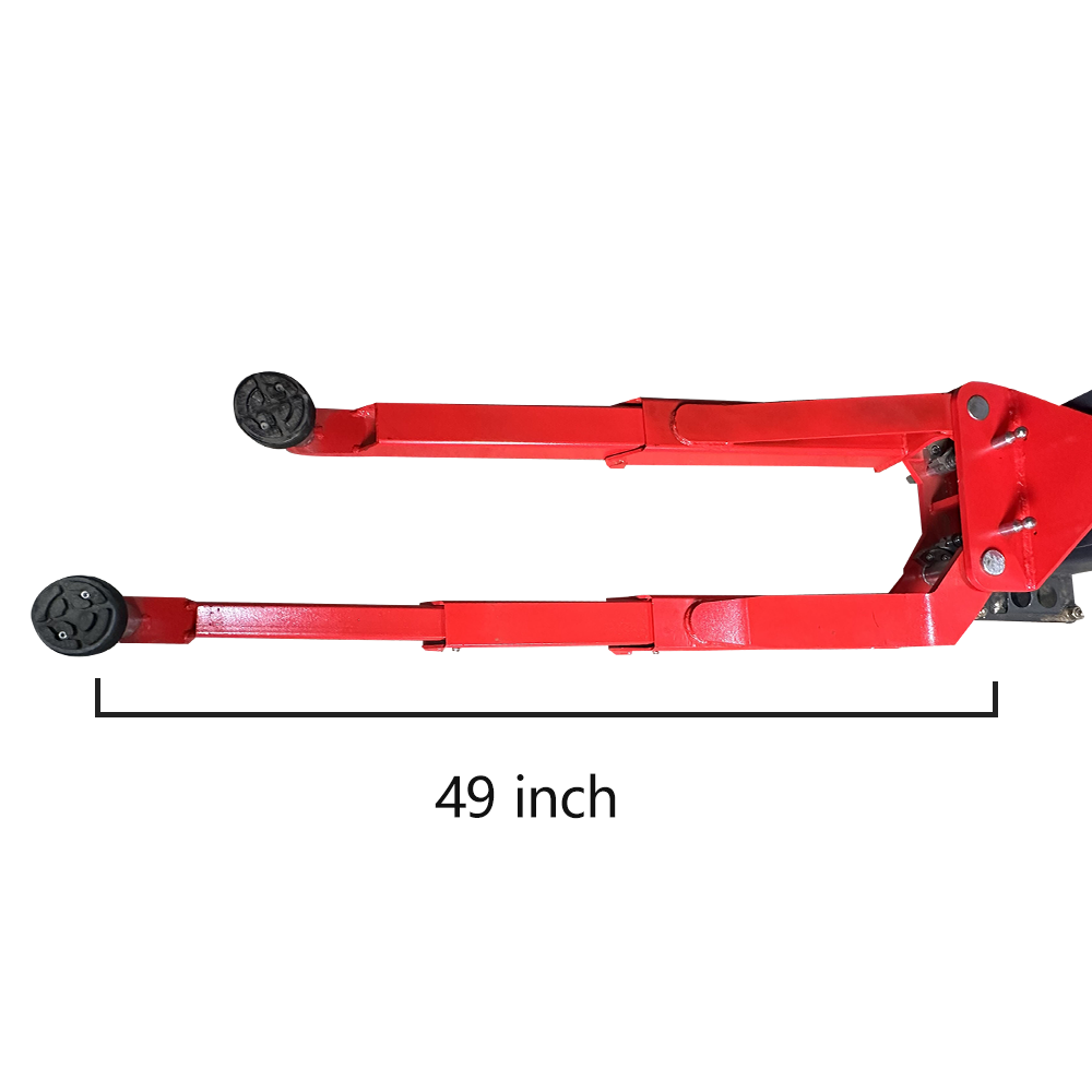 Katool KT-AS110D 11,000 lb Two-Post Asymmetrical Car Lift