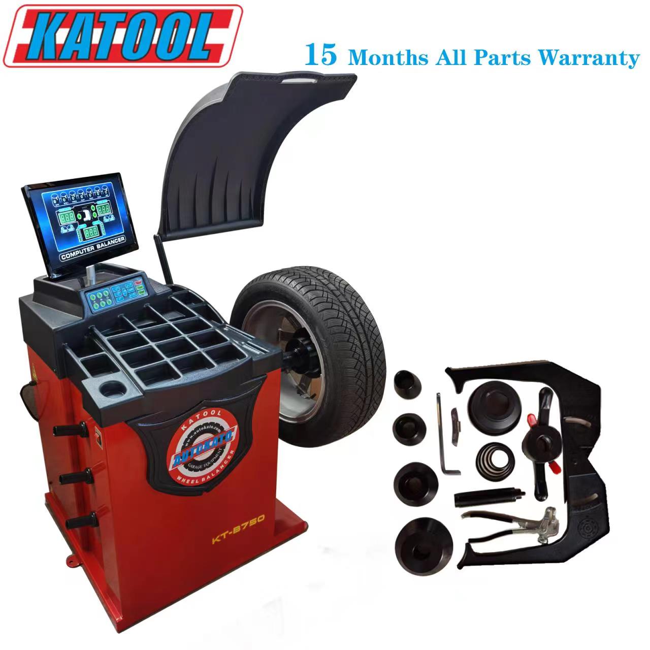 KT-B750 Katool Wheel Balancer with Auto Measurement 180rpm 110V