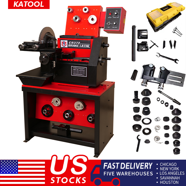 Katell Machine Katool KT-C9372 Brake Lathe Combination Disc and Drum Machine 110V/220V ...
