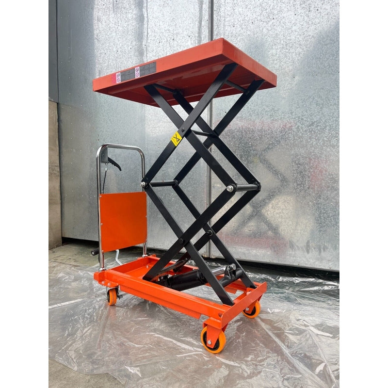 Katool KT-CT330 330 lb Manual Scissor Lift Table with Wheels