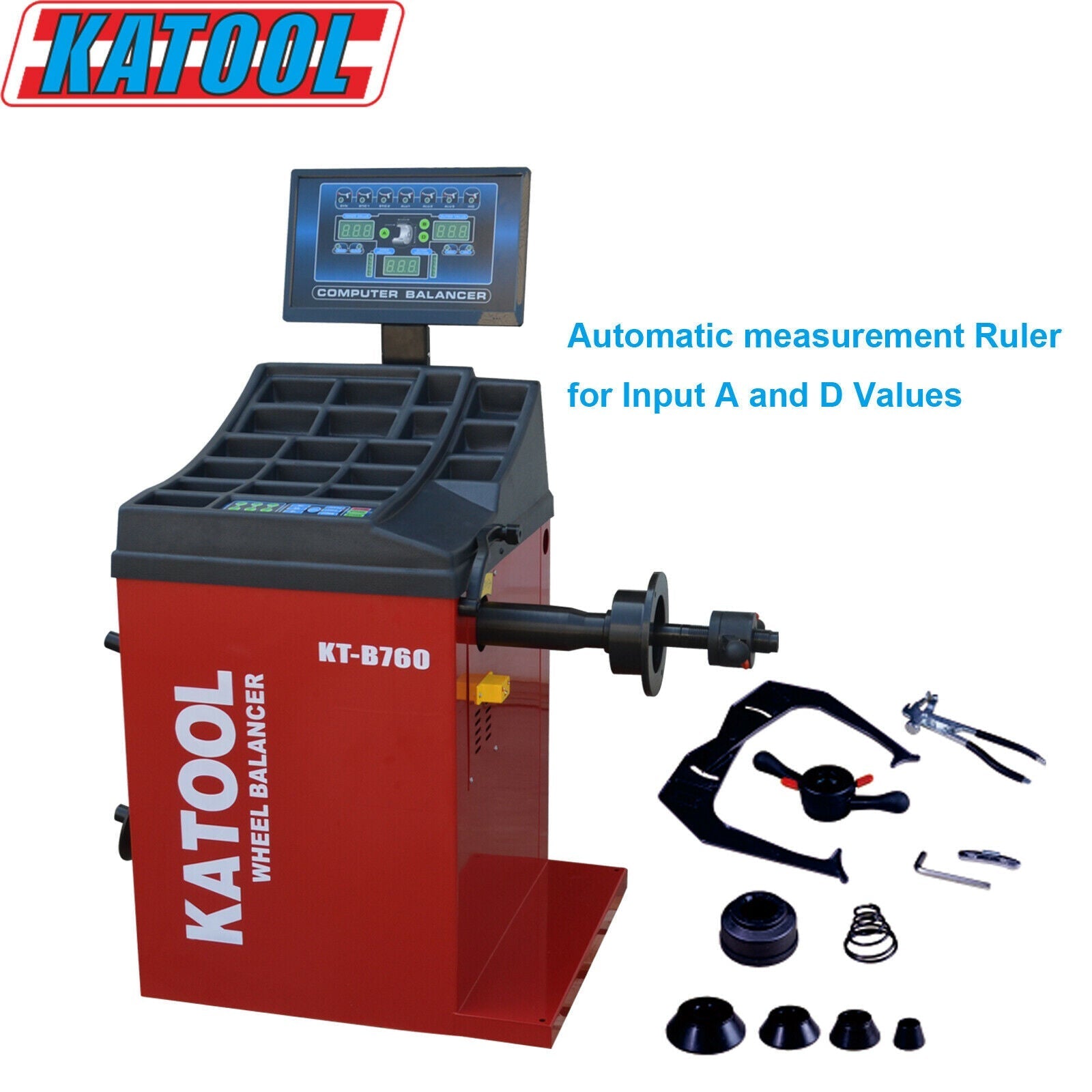 KATOOL KT-T800 Tire Changer and KT-B760 Wheel Balancer Combo