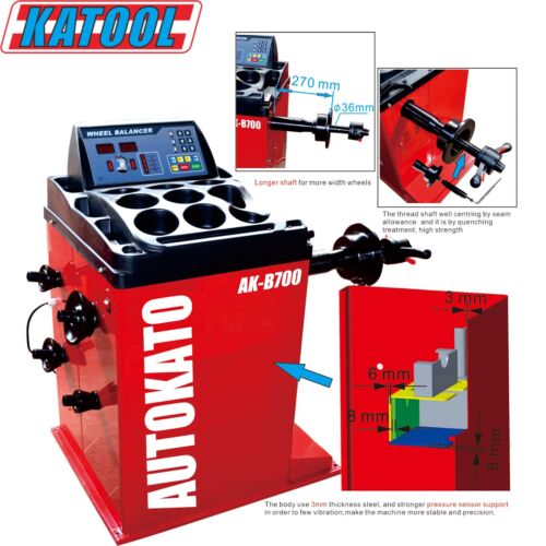 Katool KT-T810 Tire Changer & KT-B700 Wheel Balancer Combo