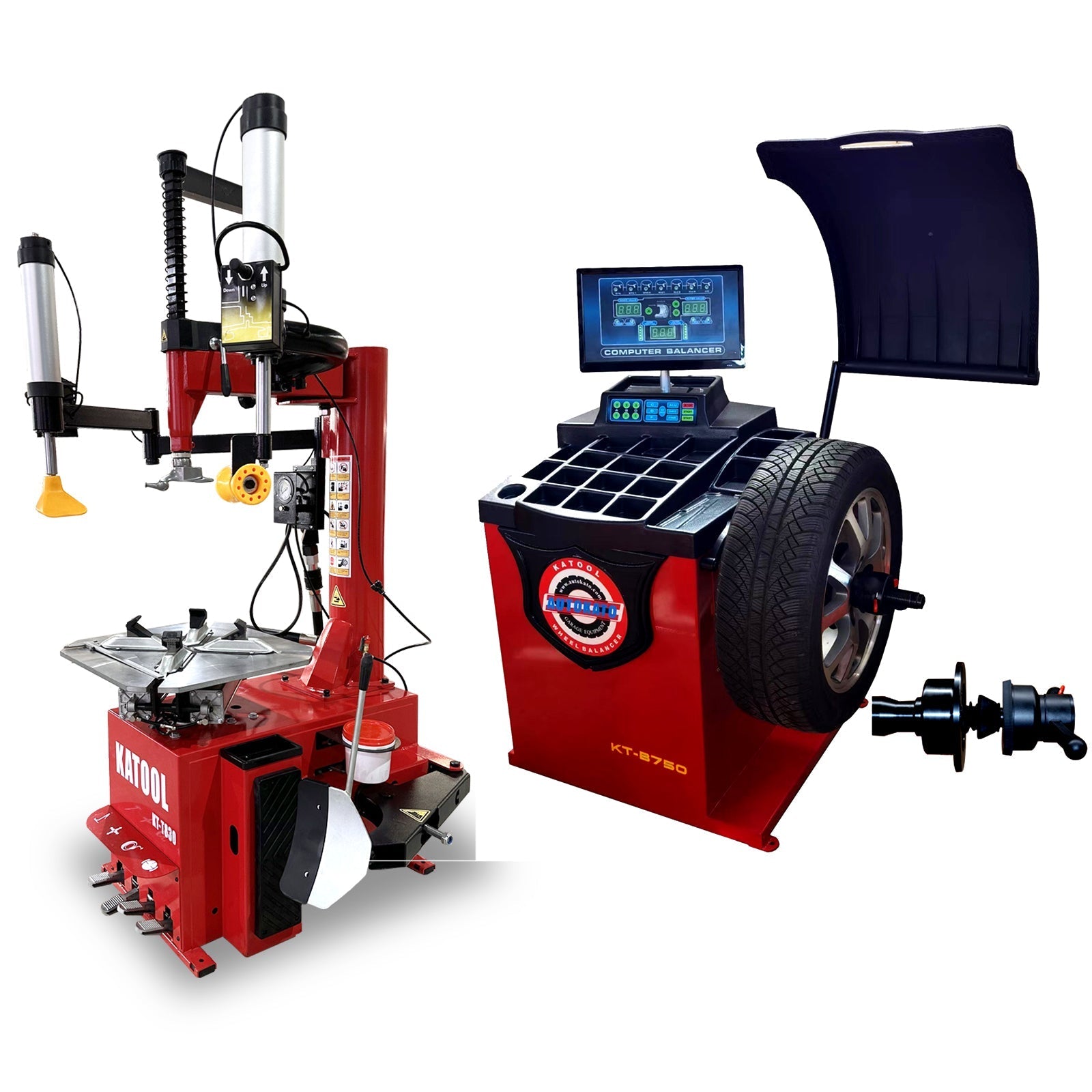 KT-T830 Tire Changer and KT-B750 Wheel Balancer Combo Kit