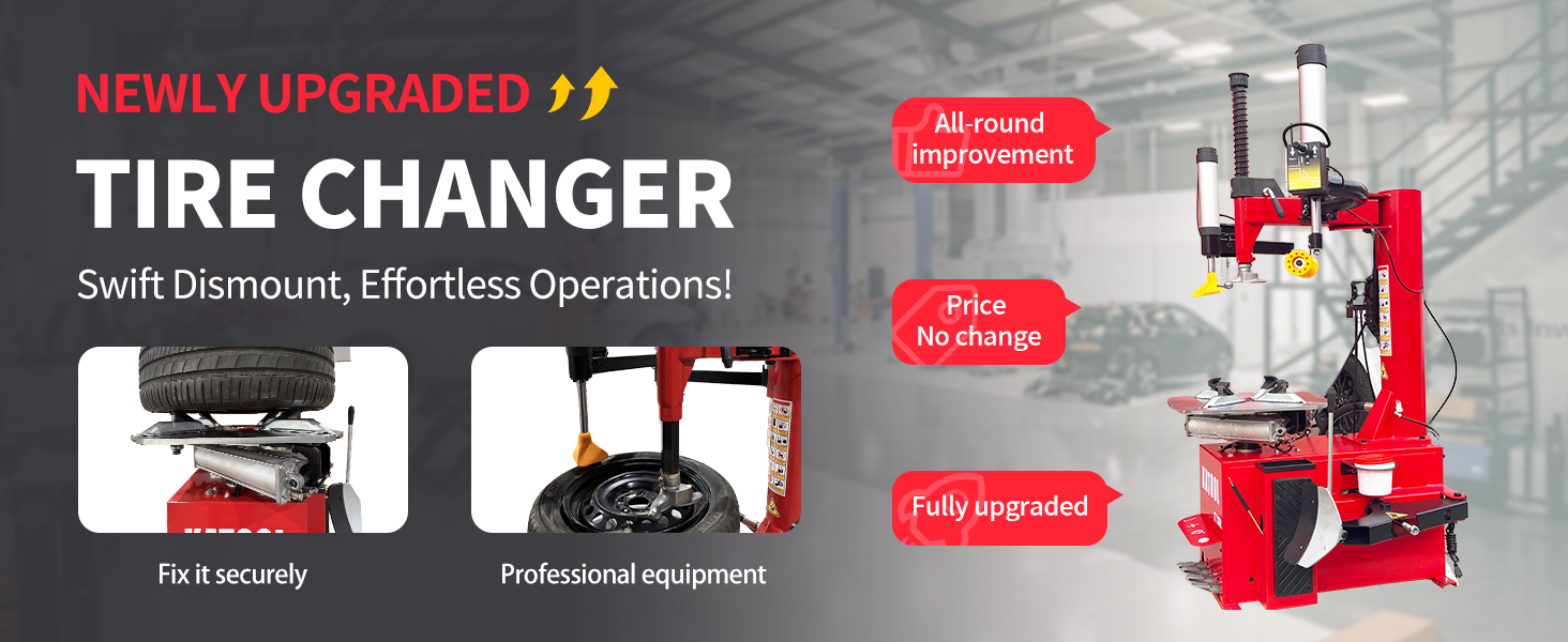KATOOL KT-T830 Wheel Clamp Tire Changer Machine 41in Capacity