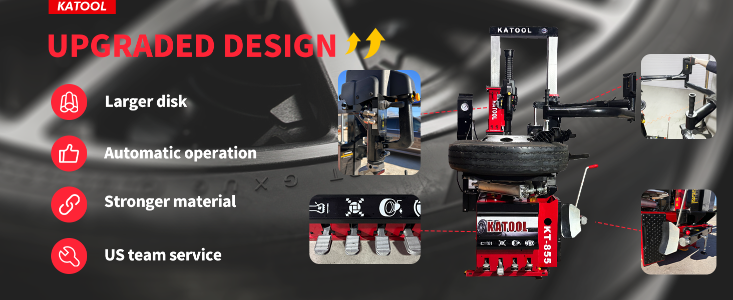 KATOOL KT-T855 Vertical Tire Changer Wheel Press Machine