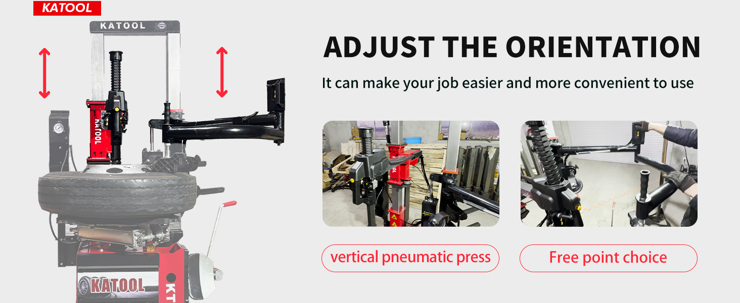 KATOOL KT-T855 Vertical Tire Changer Wheel Press Machine