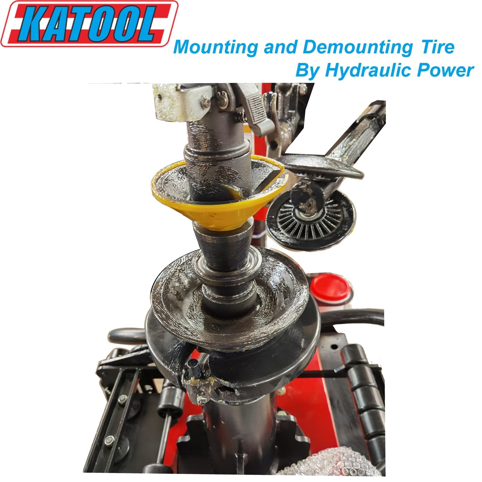 KT-T900 2.0HP Hydraulic Center-Post Tire Changer with Wheel Lift