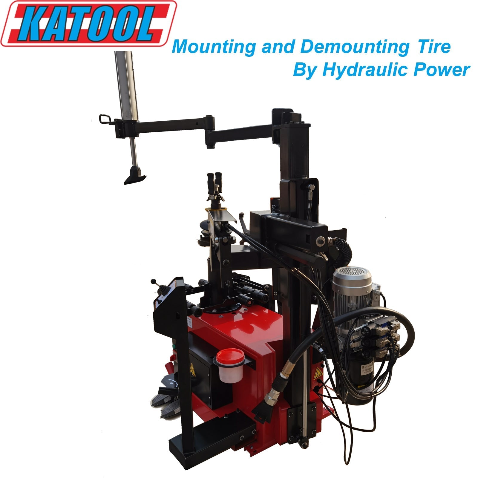 KT-T900 2.0HP Hydraulic Center-Post Tire Changer with Wheel Lift