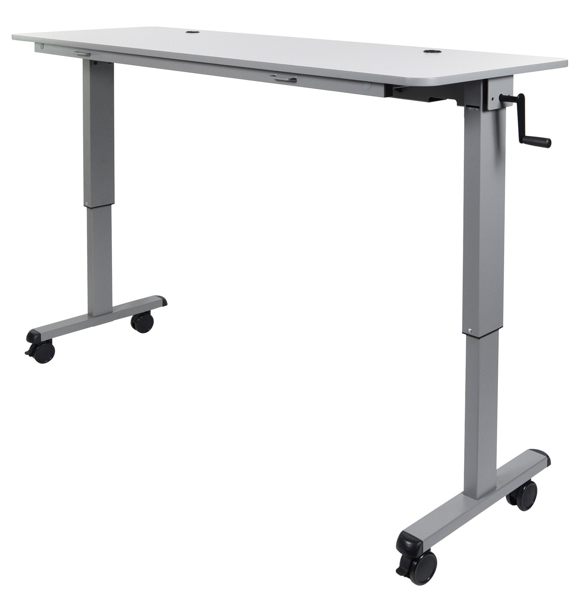 Luxor STAND-NESTC-72 Is A 72" Adjustable Flip Top Table Wih A Crank Handle