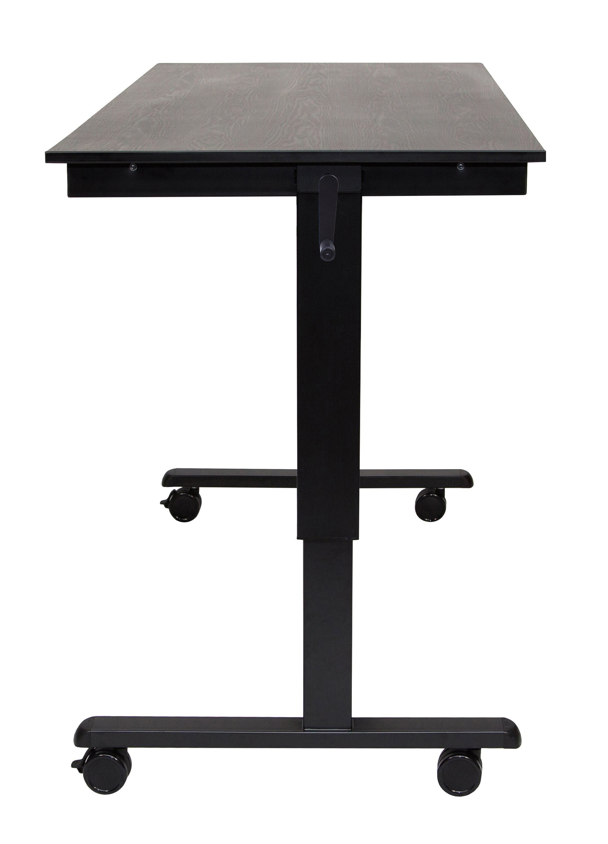 Luxor STANDCF60-BK/BO Crank Adjustable Stand Up Desk