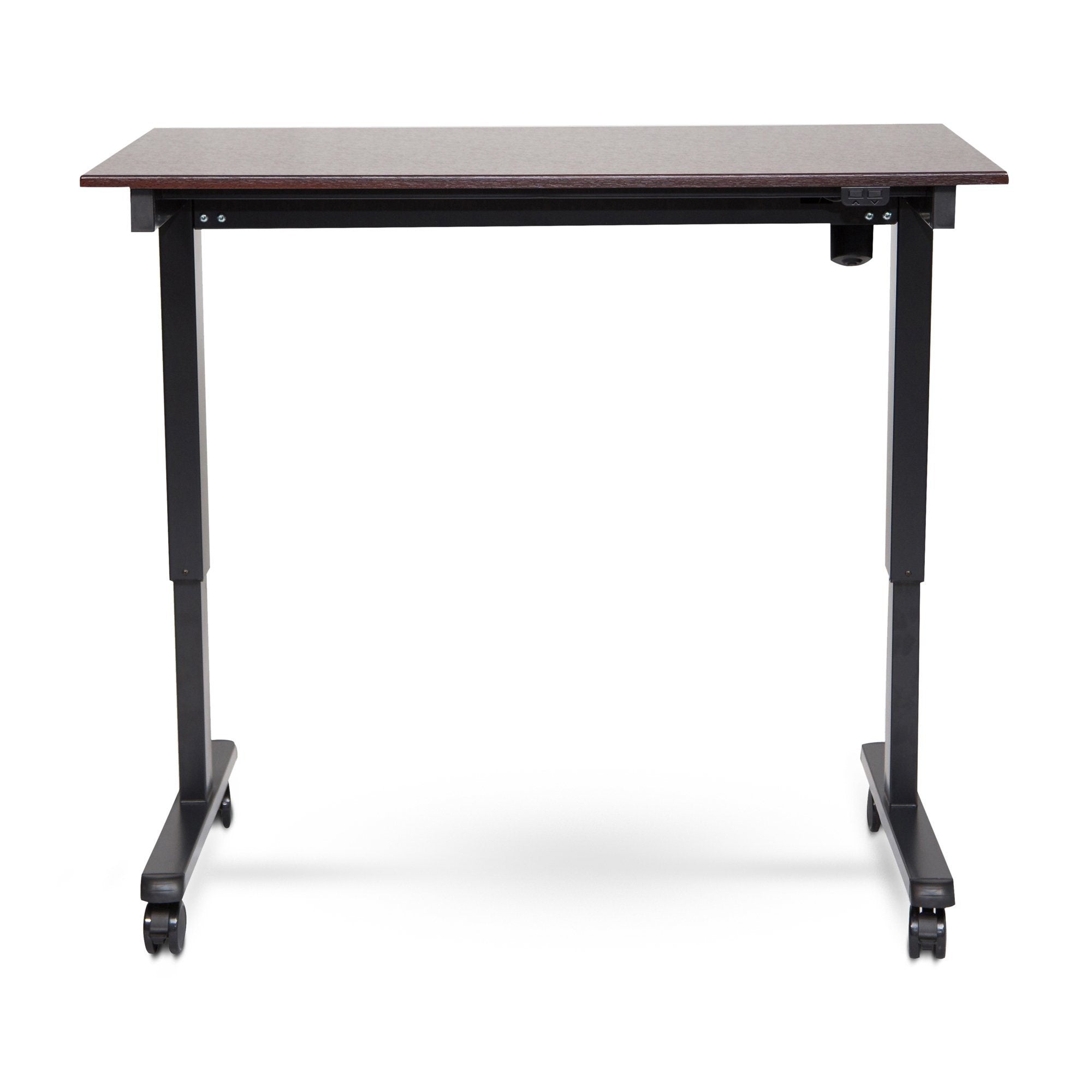 Luxor STANDE-48  48" Electric Standing Desk Black/Walnut