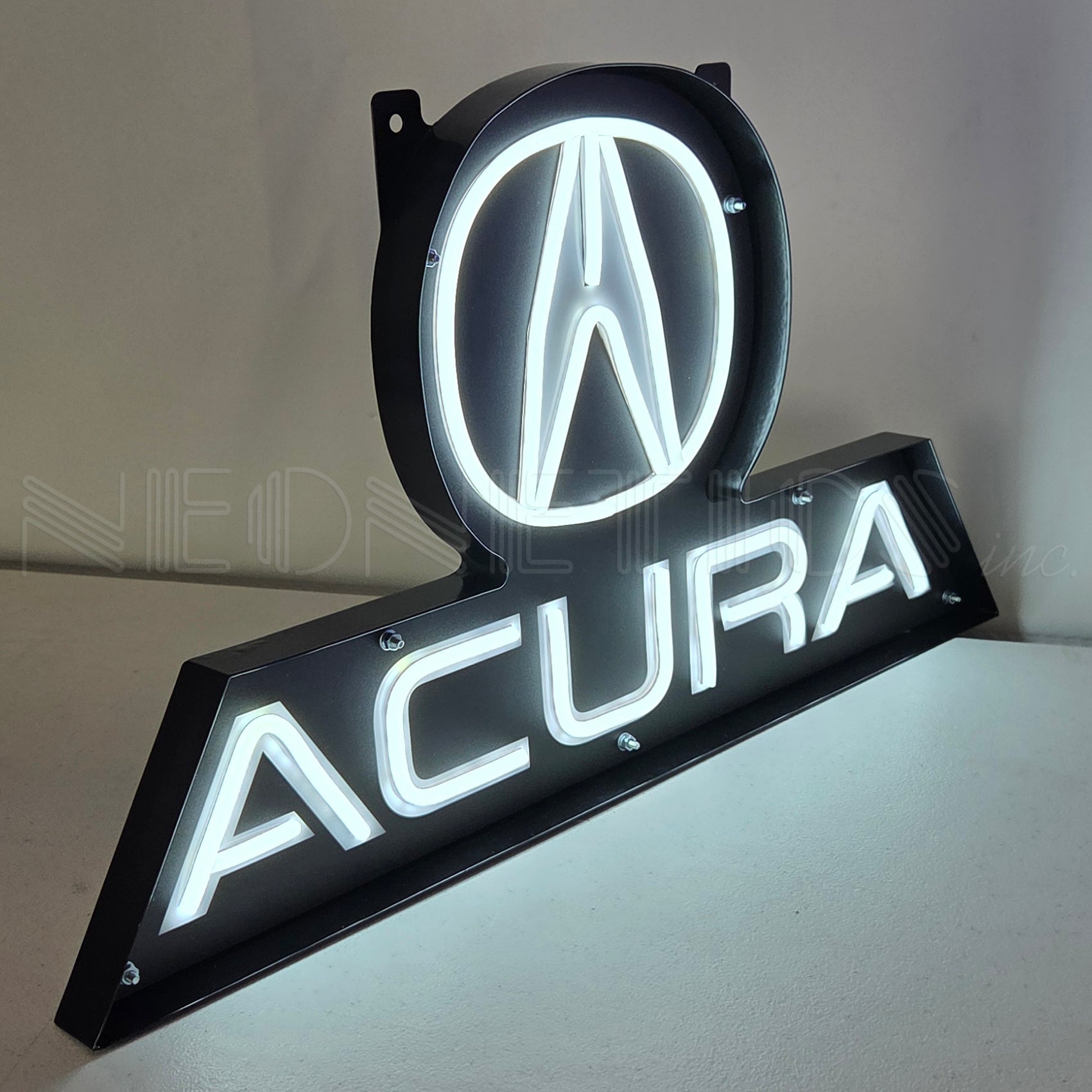 Neonetics 25ACURA Acura LED Flex-Neon Sign Steel Can White