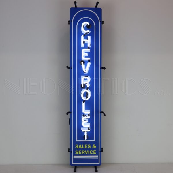 Neonetics Chevrolet Vertical Junior Neon Sign - 5SMLVC 5SMLVC – Garage ...