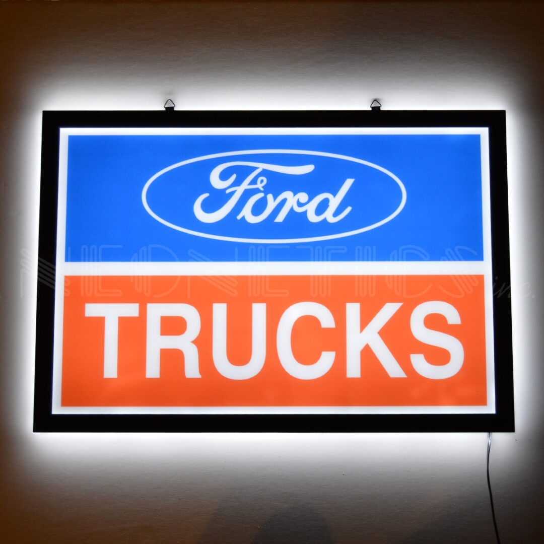 Neonetics Slim LED - Ford Trucks Slim LED Sign - 7LEDFT 7LEDFT – Garage ...