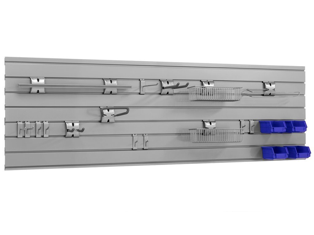 Newage 20-Piece Steel Slatwall Accessory Kit - 51721