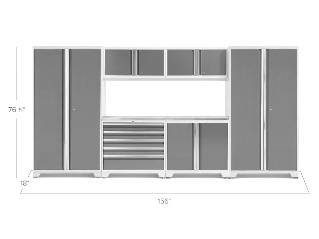 NewAge 3.0 Bold Series Extra-Wide 7-Piece Cabinet Set