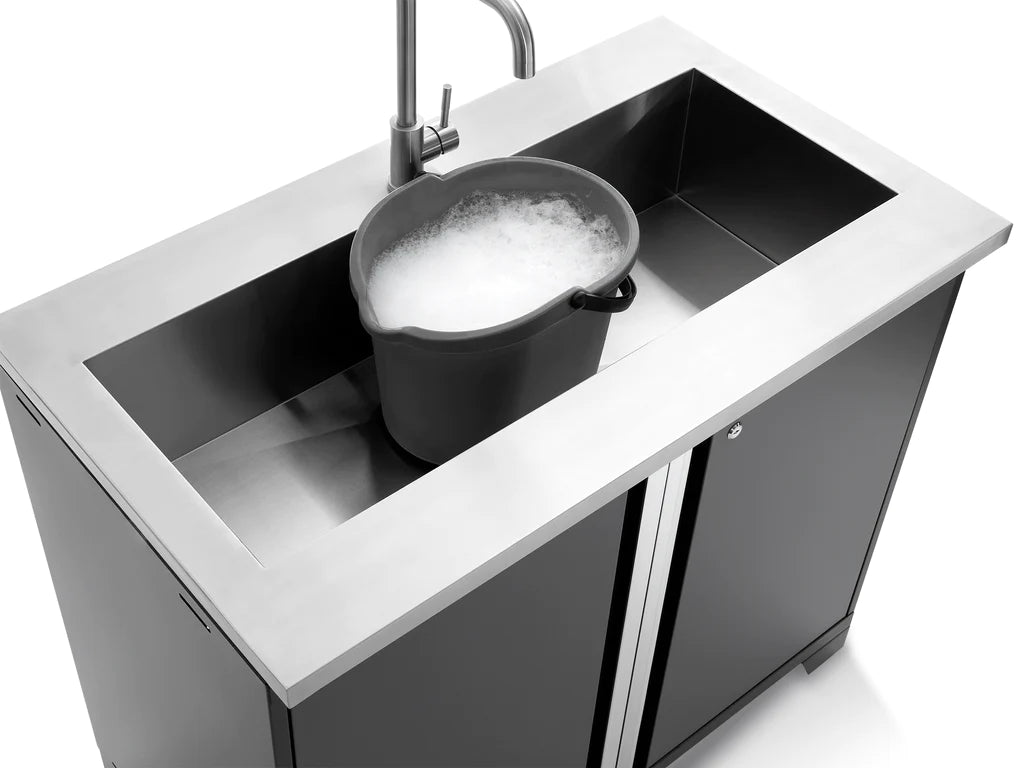 Sink & Wall Cabinets: 42 In Sink Metal Base PSM