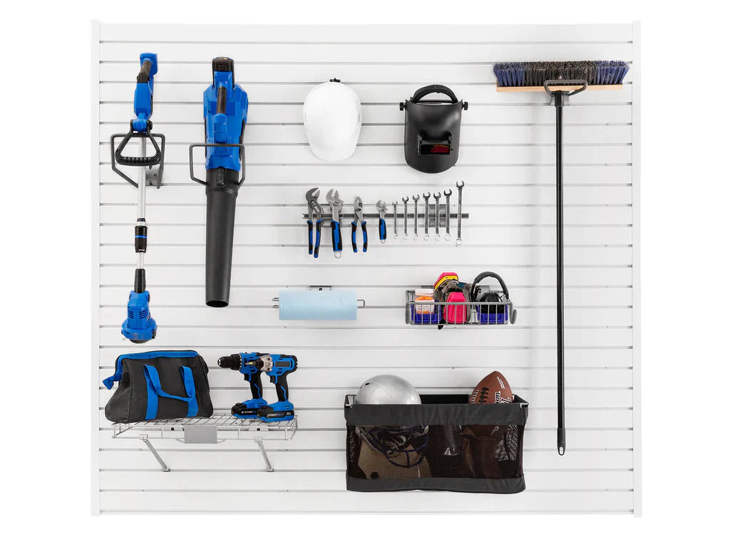 NewAge 40 SQ. FT. PVC Slatwall - Storage & Organization