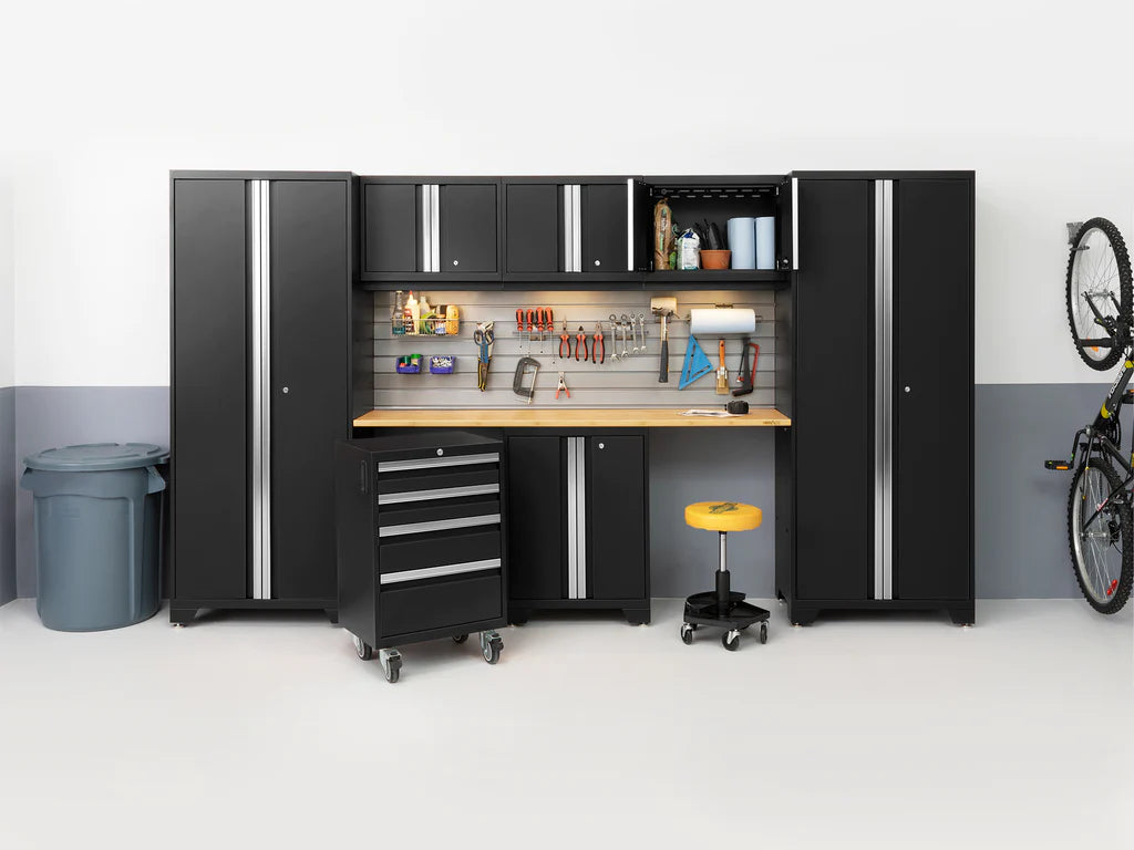 NewAge Bold 3.0 Series 2-Door Base Cabinet Black Steel