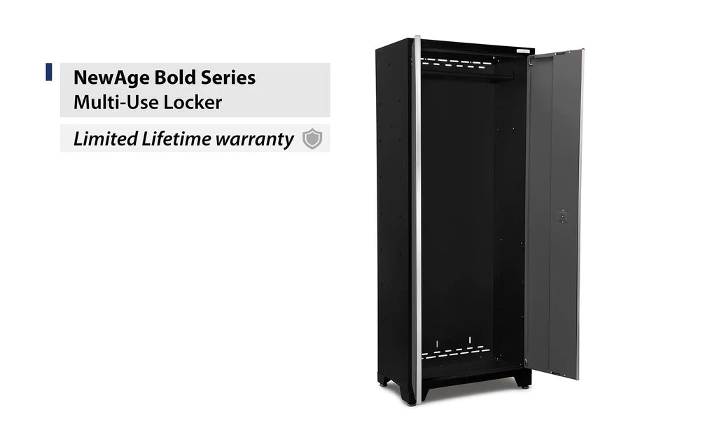 NewAge Bold 3.0 Series 30 in. Multi-Use Locker Gray 2 pieces