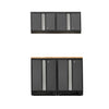 NewAge Bold 3.0 Series 5 Piece Cabinet Set with Base, Wall Cabinet and Worktop
