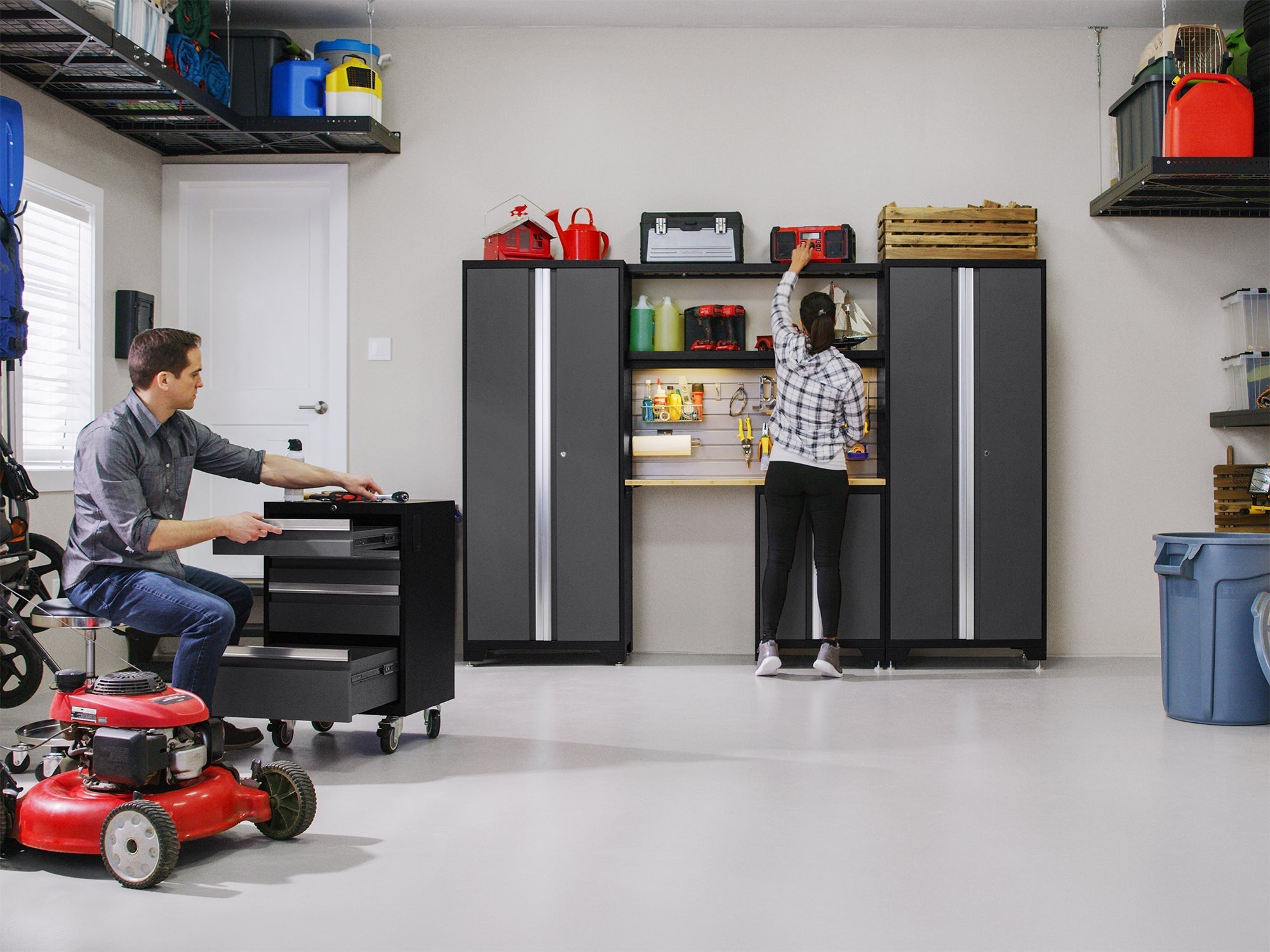 Bold XL 12-Piece Garage Cabinet Set Heavy-Duty Steel Storage Solution