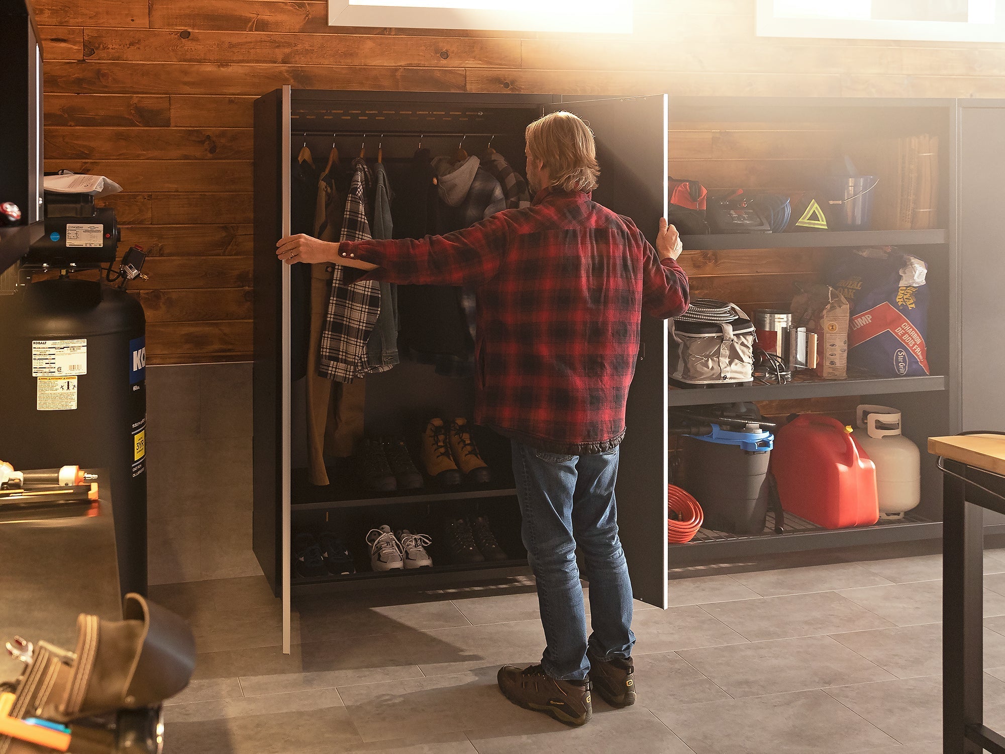 Bold XL 9-Piece Garage Cabinet Set Extra-Deep Steel Storage