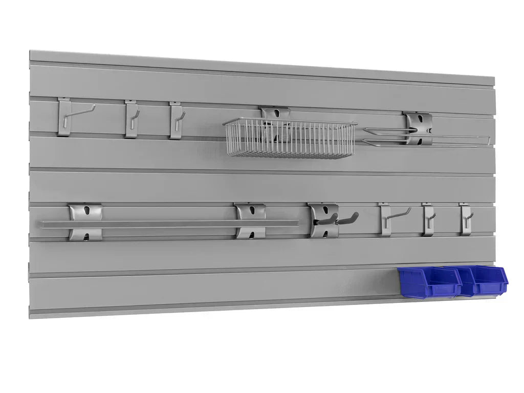 NewAge Garage Cabinets 24-Piece Steel Slatwall Accessory