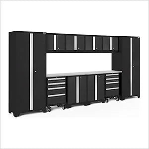 NewAge Garage Cabinets BOLD Series Black 12-Piece Set