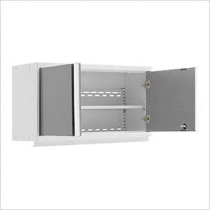 NewAge Garage Cabinets PRO Series 8-Piece Platinum Wall Cabinet Set