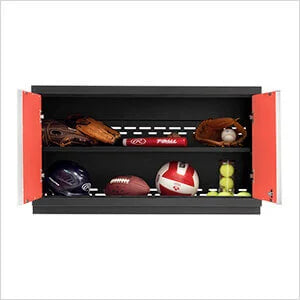NewAge Garage Cabinets PRO Series 8-Piece Red Wall Cabinet