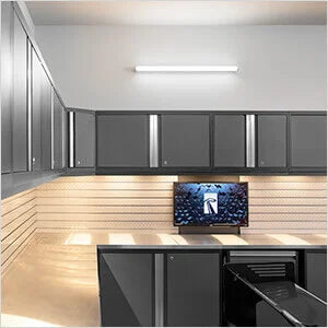 NewAge Garage Cabinets PRO Series Grey 3-Piece Wall Cabinet