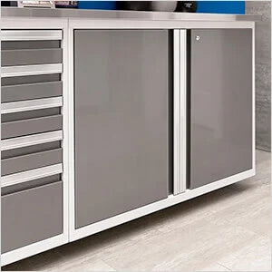 NewAge Garage Cabinets PRO Series Platinum 2-Piece Workbench