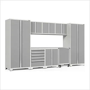 NewAge Garage Cabinets PRO Series Platinum 9-Piece Set